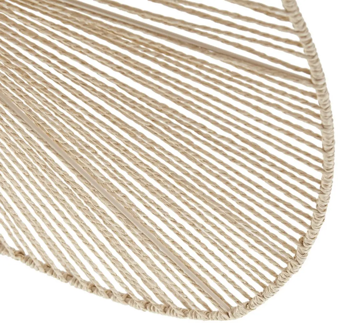 Lindby Plafondlamp 1 Licht E27 - Beige - afbeelding 2 van 6