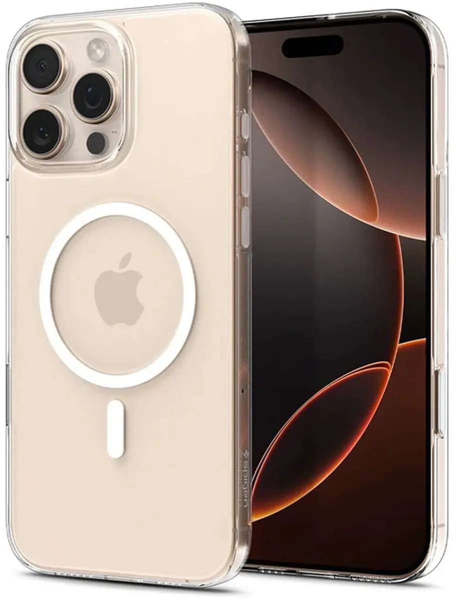 Spigen MagFit 8800283301410 Hoesje iPhone 16 Pro - Transparant