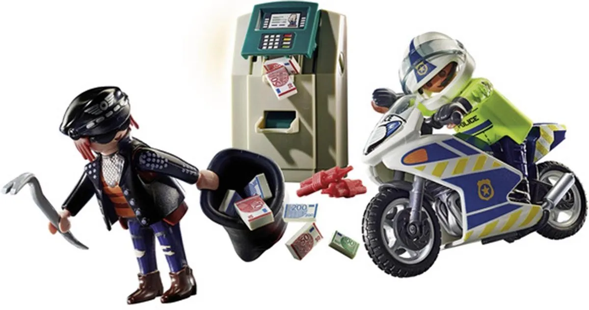 Playmobil City Action Politiemotor 70572 - Multicolor