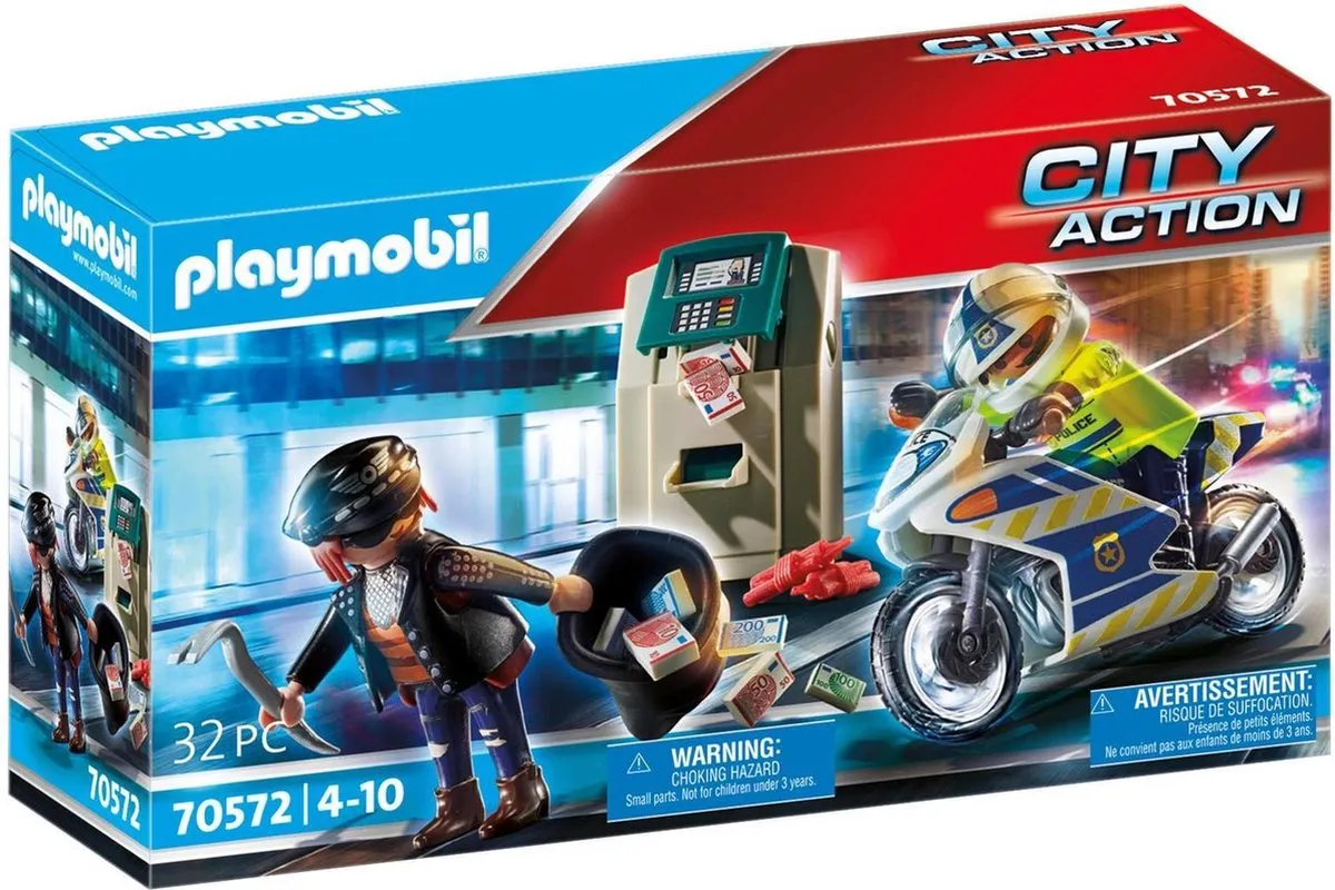 Playmobil City Action Politiemotor 70572