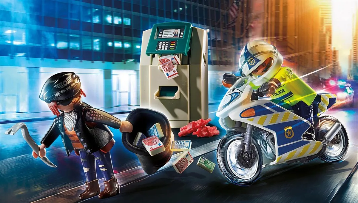 Playmobil City Action Politiemotor 70572 - Multicolor