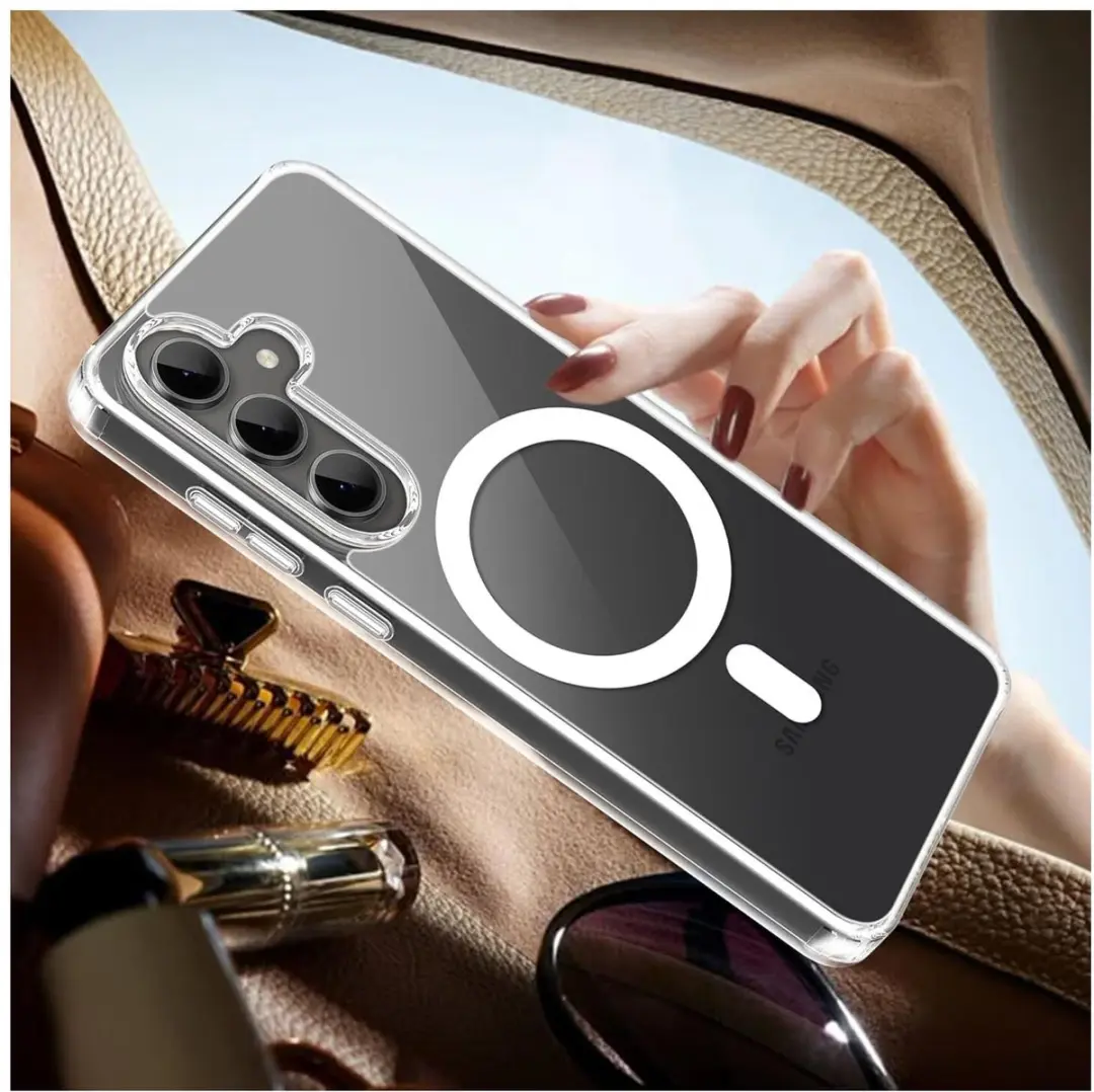 Selected Hoesje Samsung Galaxy S25 FE - MagSafe Transparant