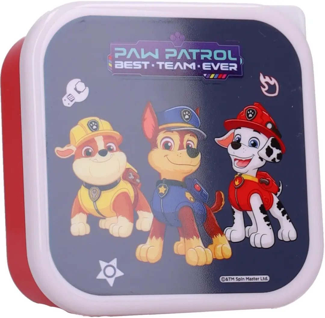 PAW Patrol Fresh Bites Snackbox - Blauw - 3-in-1 Chase/Rubble/Marshall