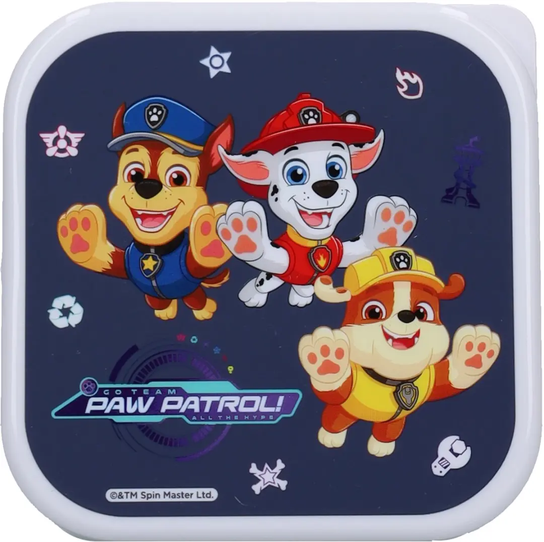 PAW Patrol Fresh Bites Snackbox - Blauw - 3-in-1 Chase/Rubble/Marshall