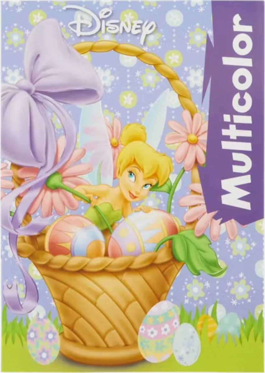 Disney Tinkerbell Kleurboek Pasen - 32 Pagina's - Multicolor