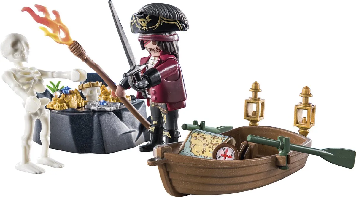 Playmobil Pirates Starterpack Piraat met Roeiboot 71254