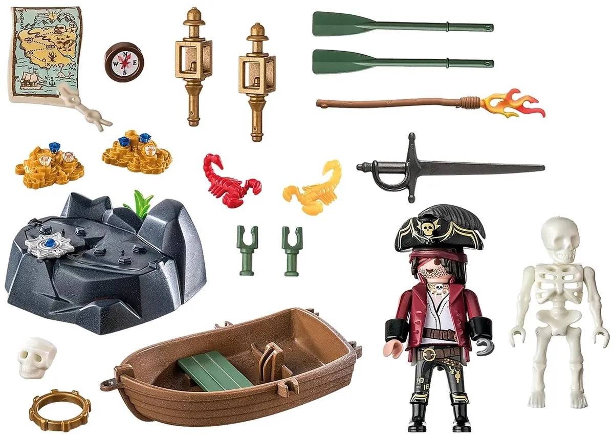 Playmobil Pirates Starterpack Piraat met Roeiboot 71254