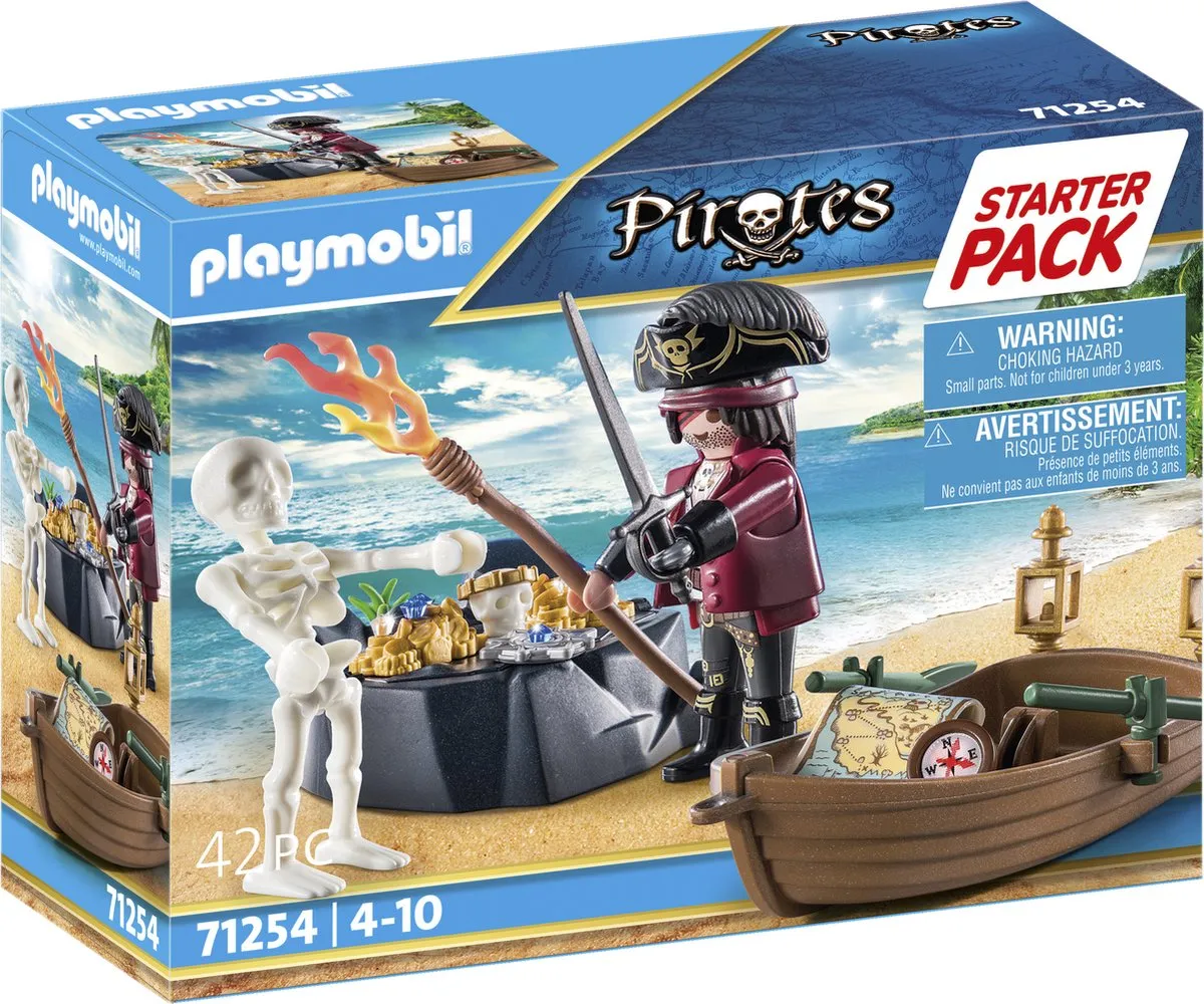 Playmobil Pirates Starterpack Piraat met Roeiboot 71254