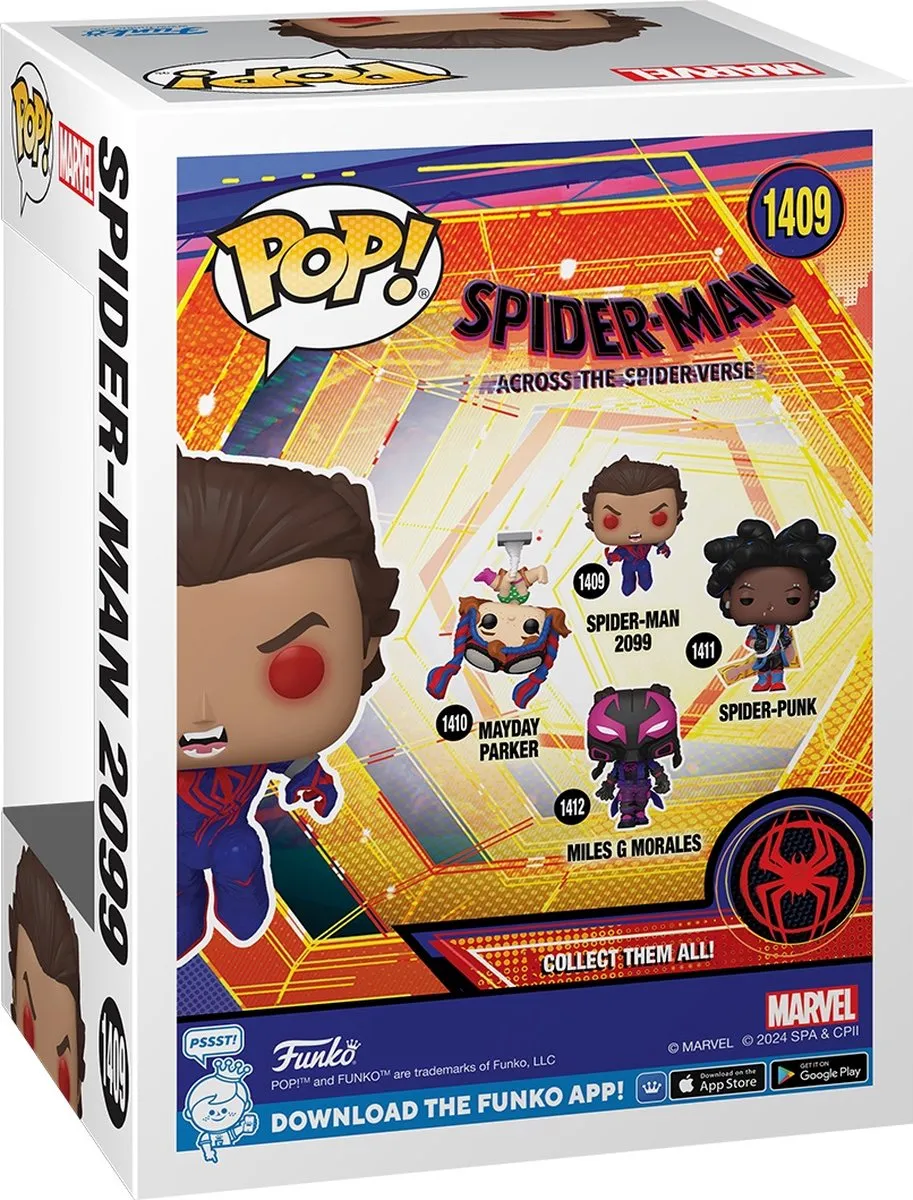 Funko Spider-Man Across the Spider-Verse Spider-Man 2099 Pop! 82647 - Multicolor