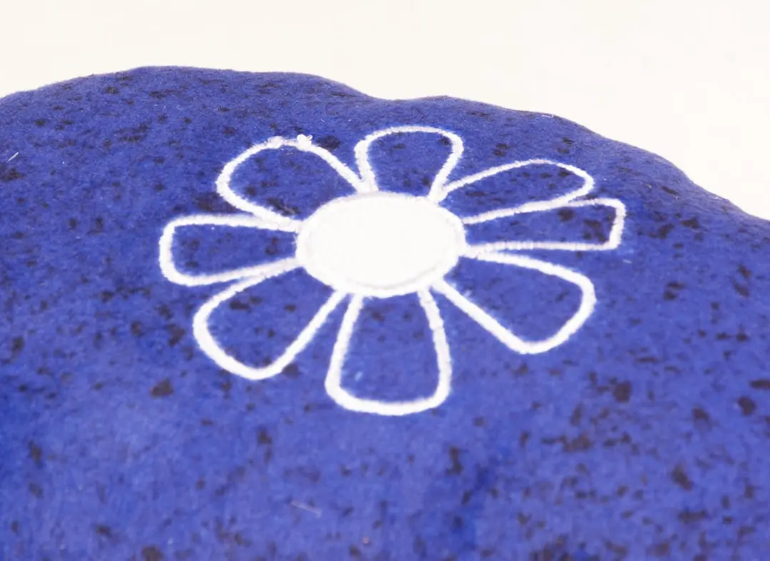 Duvo+ ECO Blossom Trappelkussen Blauw