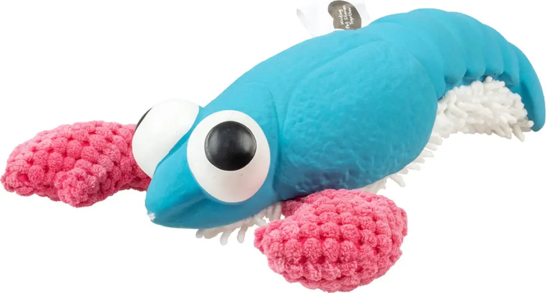 DuvoPlus Pluche Latex Kreeft Speelgoed Hond