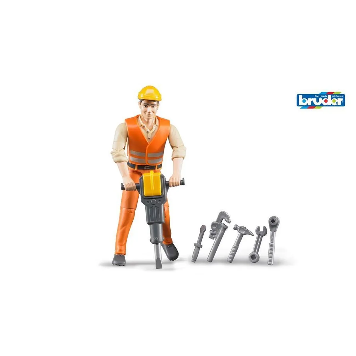 Bruder Bworld Figuur Constructie Werker 60020 - Multicolor