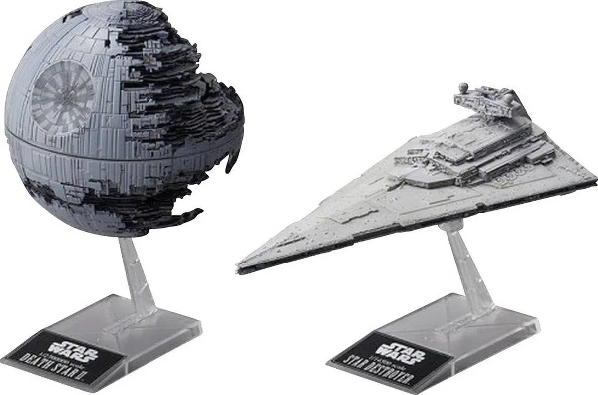 Star Wars Revell 01207 Death Star II & Imperial Star Destroyer Modelbouwpakket - 23 Onderdelen - Multi