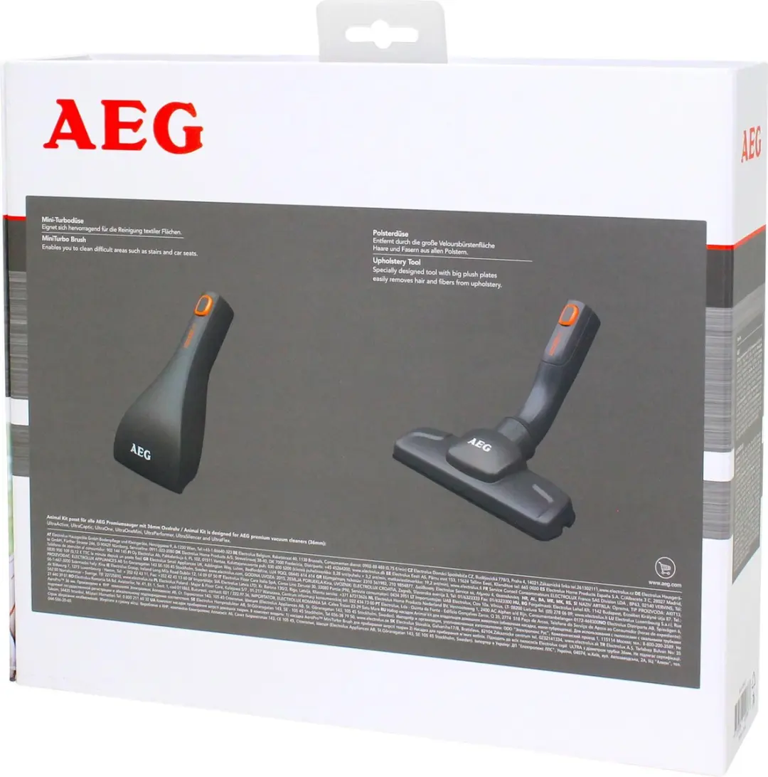 AEG AKIT13 Animal Care Kit - Cilinderstofzak 36mm - Zwart