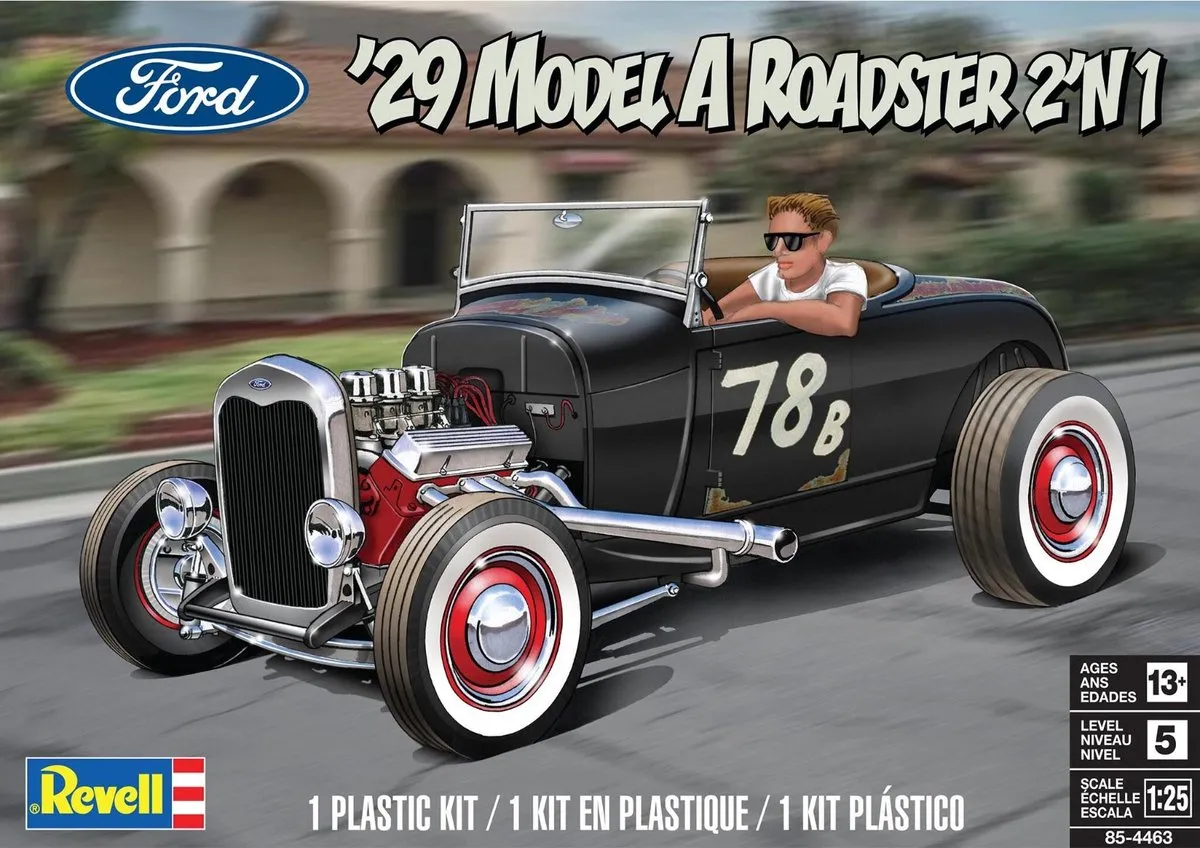 Revell 14463 1929 Ford Model A Roadster Modelbouwpakket