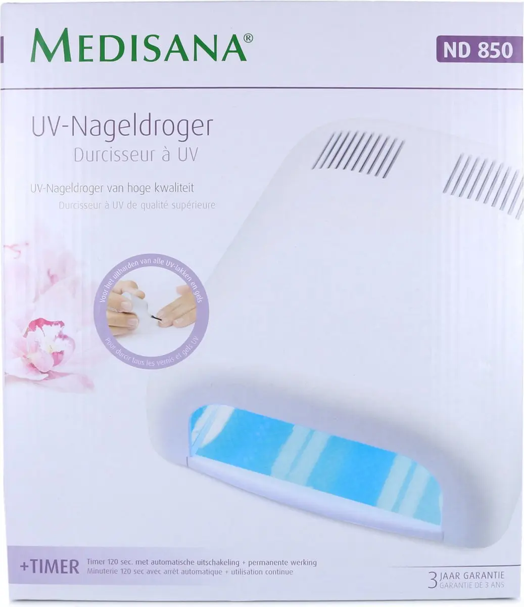 Medisana ND 850 UV Nageldroger - Wit - afbeelding 6 van 6