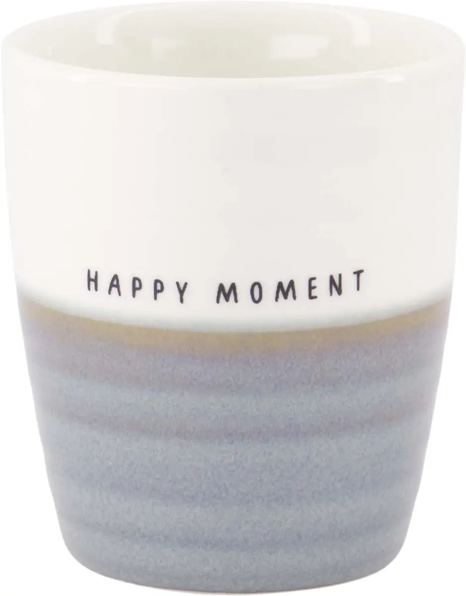 Zusss Cadeauset Koffiemokken Happy Moment & My Favorite - 210ml Keramiek - 2 Stuks