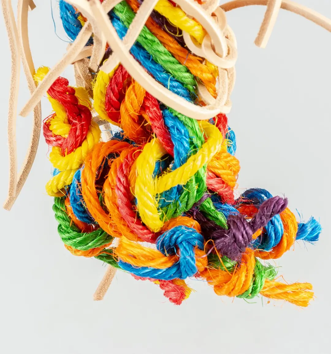Duvo Shreddy Hanger Vogel Speelgoed - Meerkleurig