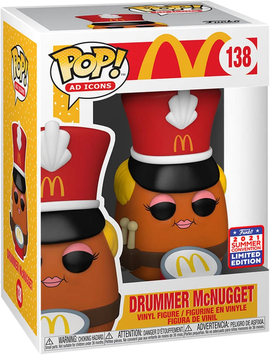 Funko McDonald's McNugget Drummer Pop! - 10cm - Multicolor - afbeelding 2 van 5
