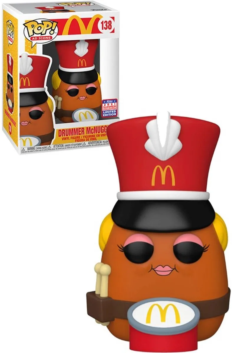 Funko McDonald's McNugget Drummer Pop! - 10cm - Multicolor - afbeelding 4 van 5