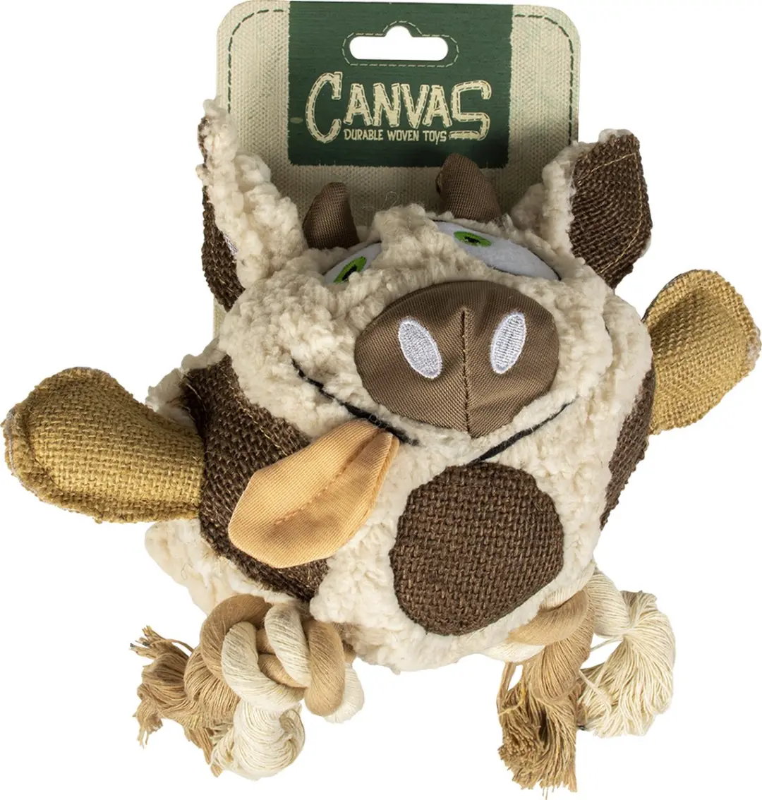 DuvoPlus Speelgoed Hond Canvas Plush Koe