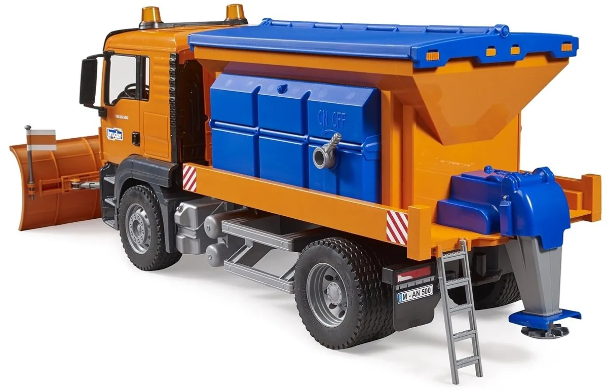 Bruder MAN TGS Strooiwagen 1:16 - Blauw
