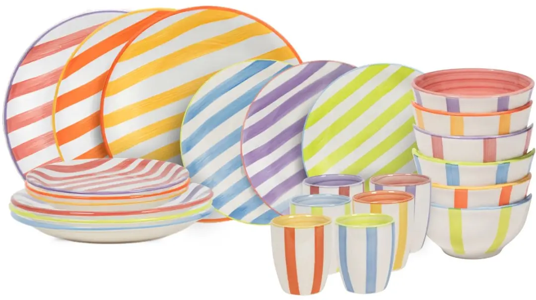 Cookinglife Summer Vibes Serviesset 24-delig - 6 Personen