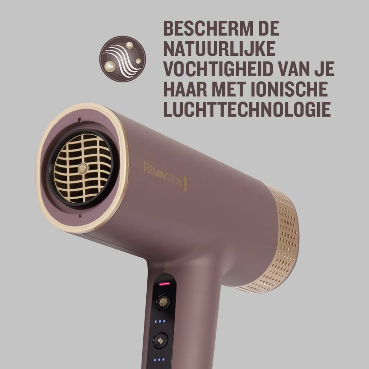 Remington AIRvive EC8930 Digitale Föhn 1600W - Mauve - afbeelding 6 van 6