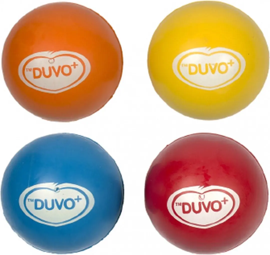 DuvoPlus Rubber Bouncy Ball Hond - 5,5cm Gemengde Kleuren