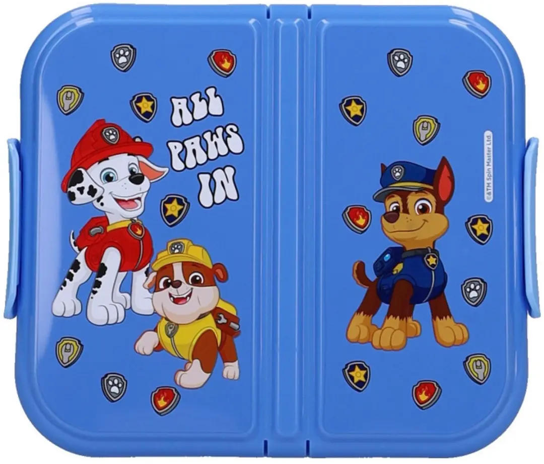 PAW Patrol Eat Yum Repeat Lunchbox - Blauw - afbeelding 6 van 6
