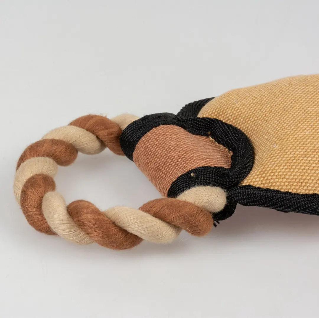 DuvoPlus Speelgoed Hond Canvas Bijtbeen 11x28x5cm - Meerkleurig