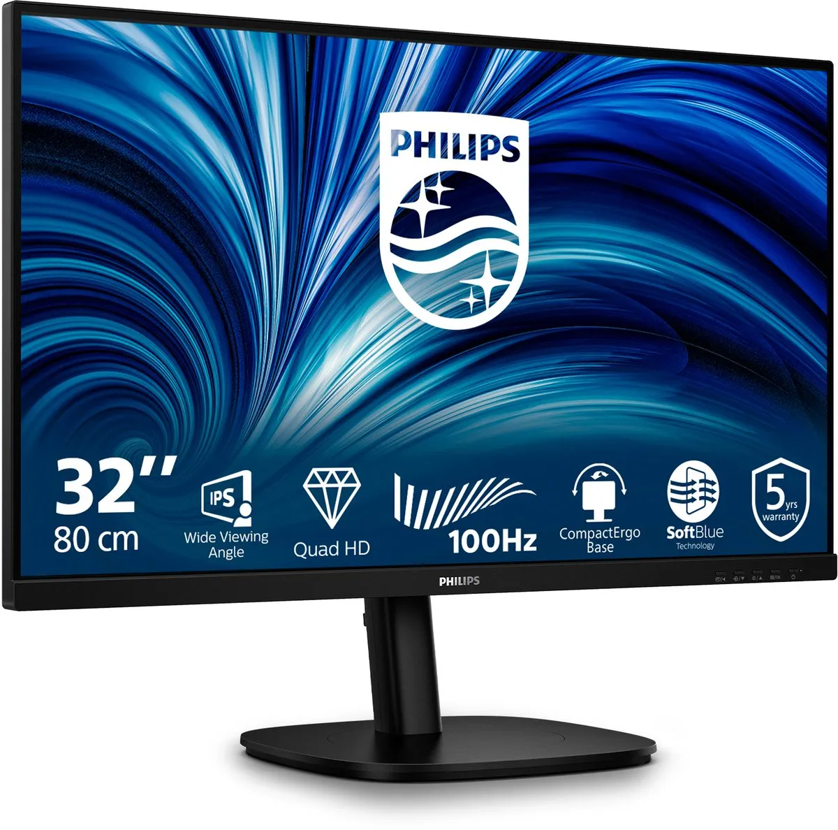 Philips 32B2N3500/00 Monitor 31.5" QHD - 2x HDMI - Zwart - afbeelding 6 van 6