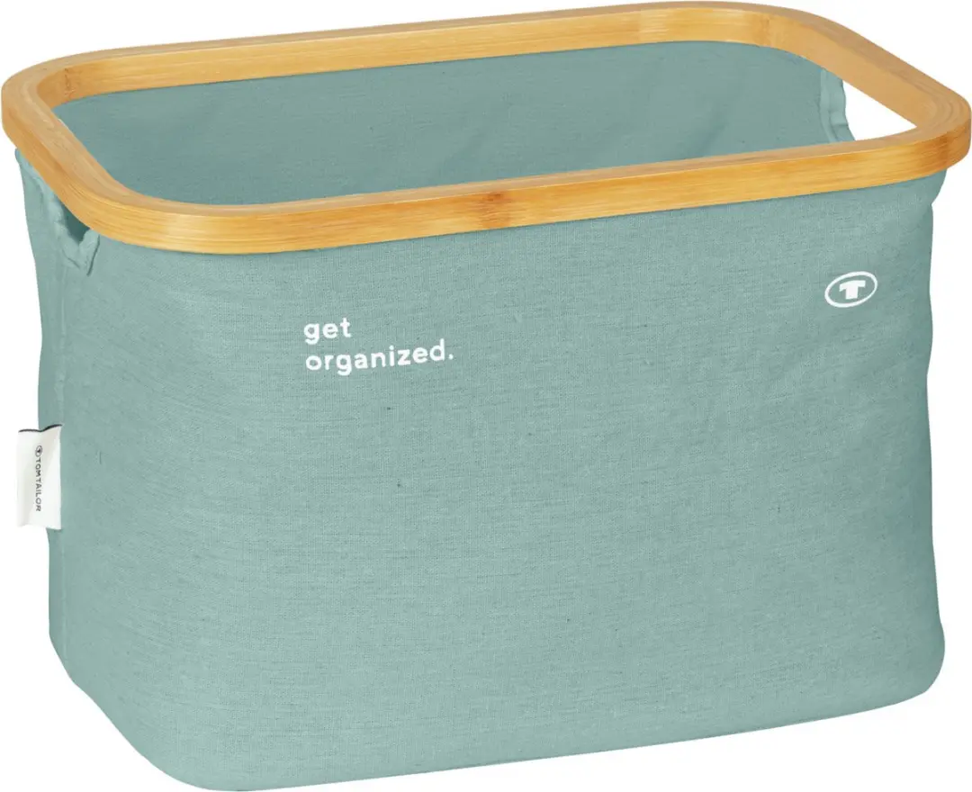 Wenko Tom Tailor Bamboe Opbergdoos Set - 2x20L - Salie