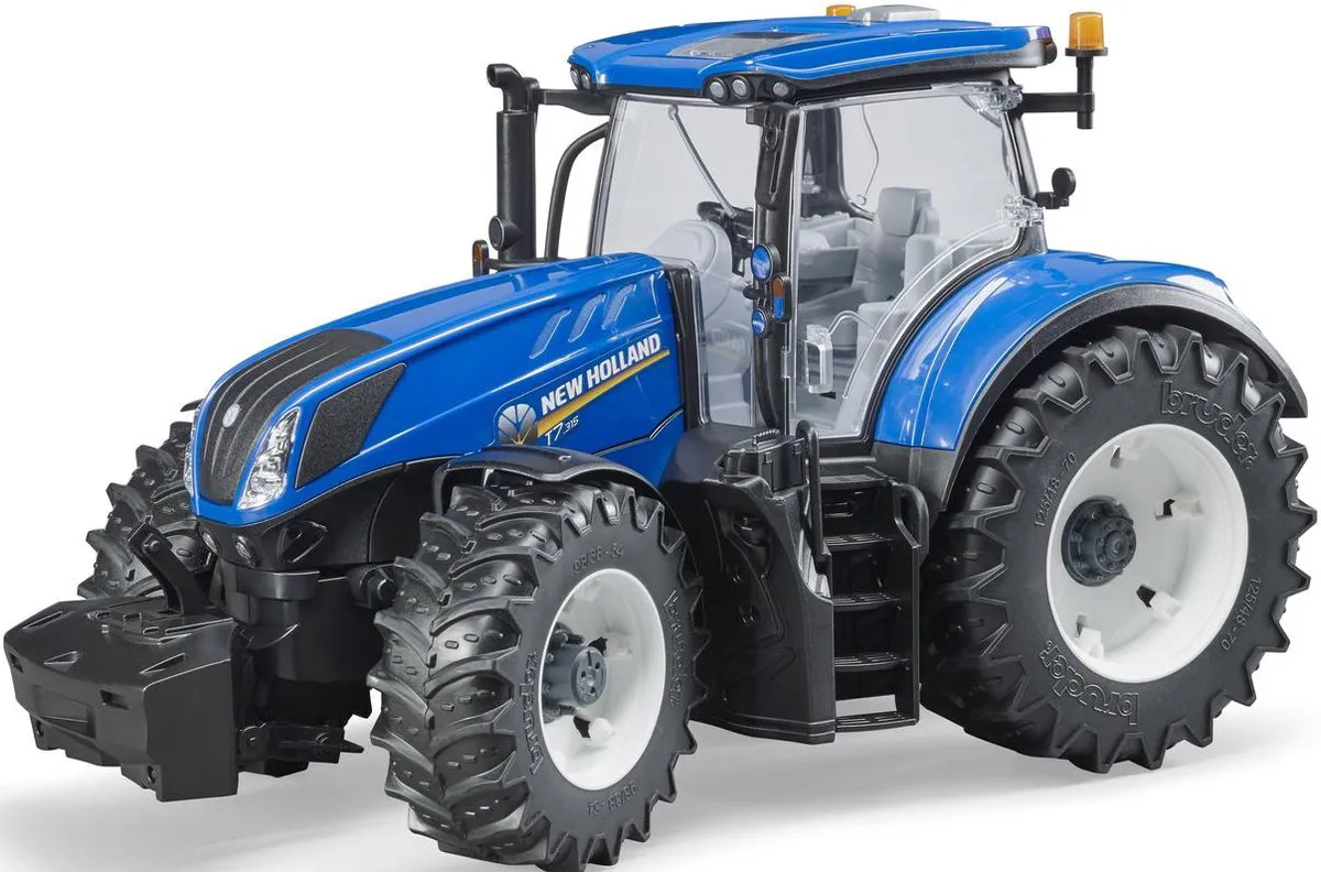 Bruder New Holland T7.315 Tractor BRUD124361 - Blauw