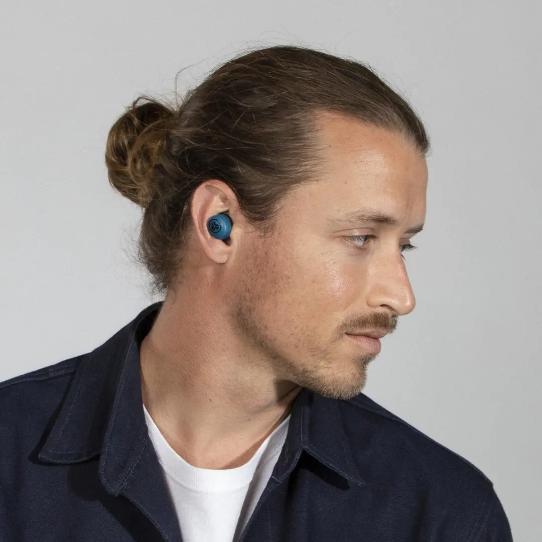 JLab Go Air IEUEBGOAIRRNVYBLK82 Draadloze Oordopjes - 20u - Blauw