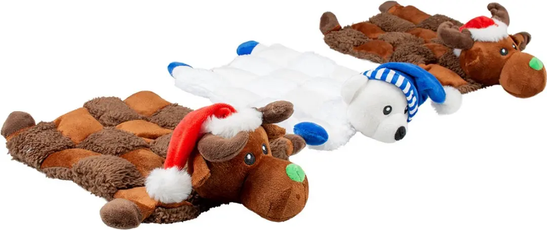 Duvo Xmas Pluche Hond Knuffel 20x32cm