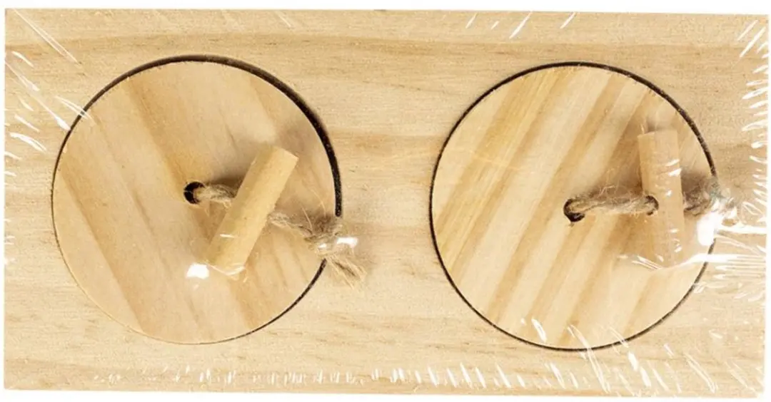 Duvo+ Houten Sniffle 'n Snack Puzzle - 12x6x2.5cm