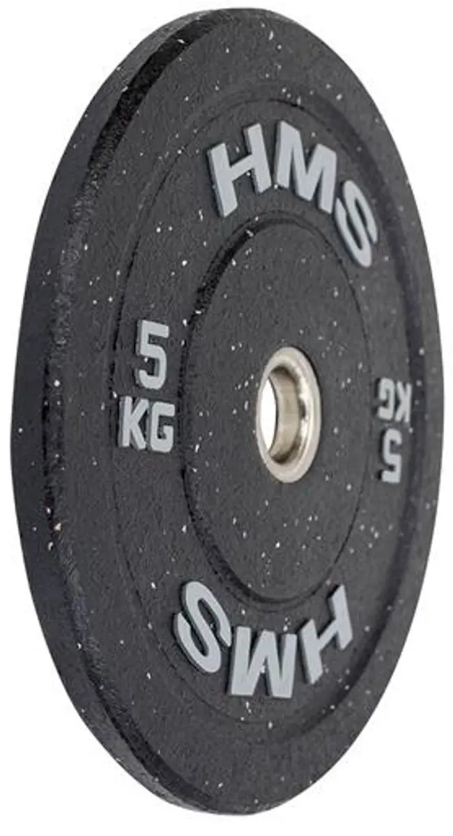 HMS HTBR Serie Olympische Bumperplaat 5kg - Grijs - afbeelding 5 van 6