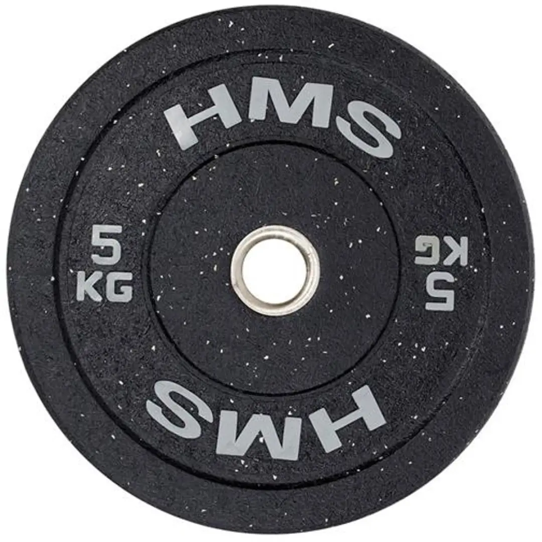 HMS HTBR Serie Olympische Bumperplaat 5kg - Grijs - afbeelding 2 van 6