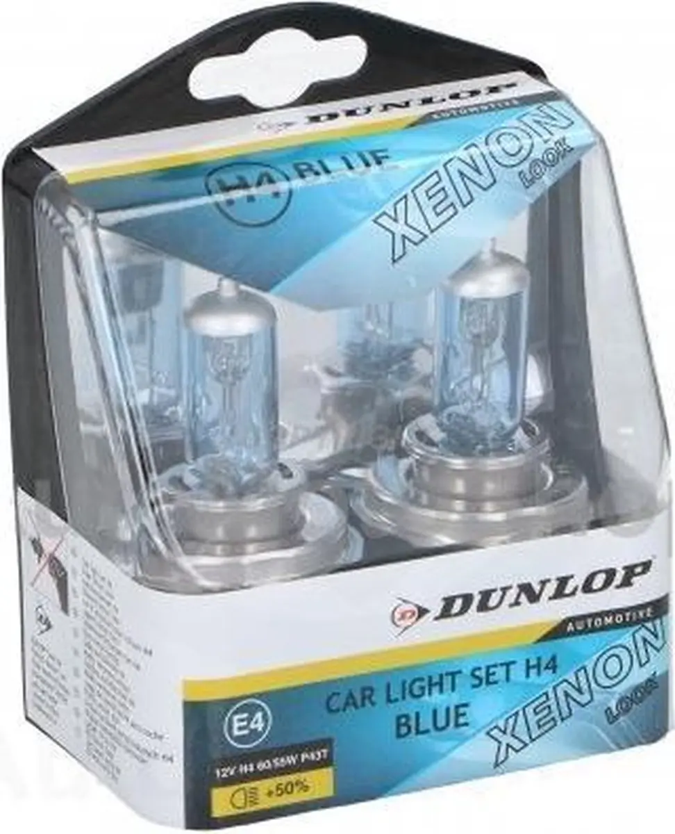 Dunlop H4 12V 55W Xenon 8500K