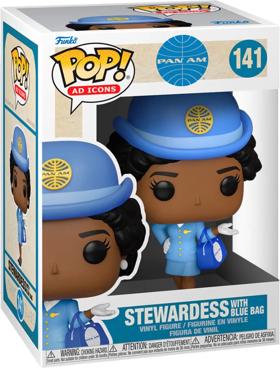 Funko Pop! Pan Am Stewardess met Blauwe Tas #141