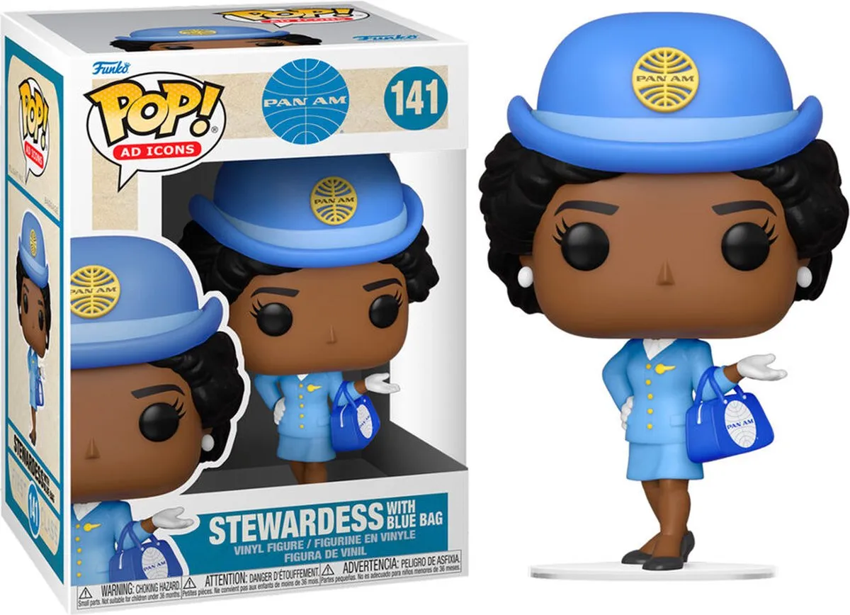 Funko Pop! Pan Am Stewardess met Blauwe Tas #141