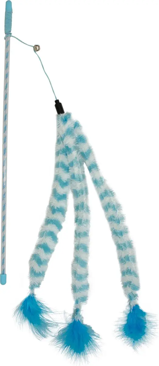 DuvoPlus Speelhengel Kat Catchy Fluffy Staart 44x8x3,5cm