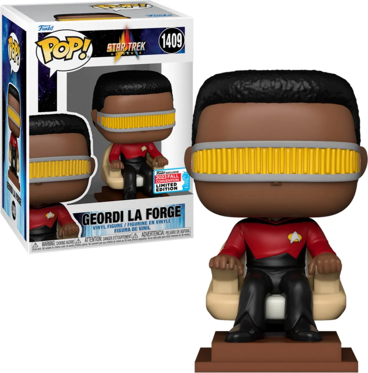Funko POP! Geordi La Forge Captain's Chair 74272