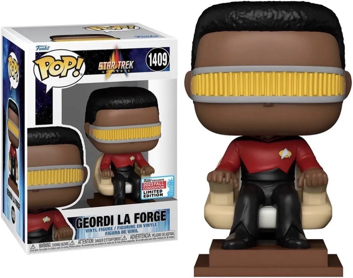 Funko POP! Geordi La Forge Captain's Chair 74272 - Star Trek