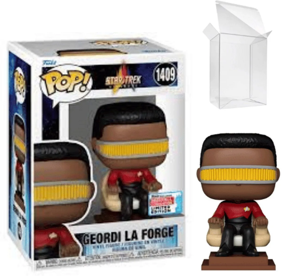 Funko POP! Geordi La Forge Captain's Chair 74272 - Star Trek