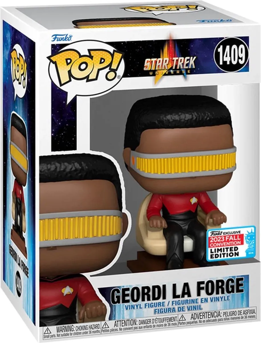 Funko POP! Geordi La Forge Captain's Chair 74272 - Star Trek
