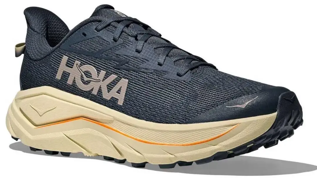 Hoka Challenger 8 Hardloopschoenen Heren 44 - Donkerblauw/Off White