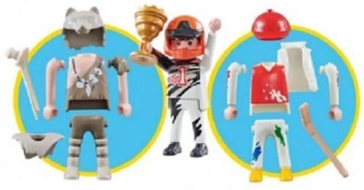 Playmobil Multi Play Holbewoner Coureur Schilder 9854