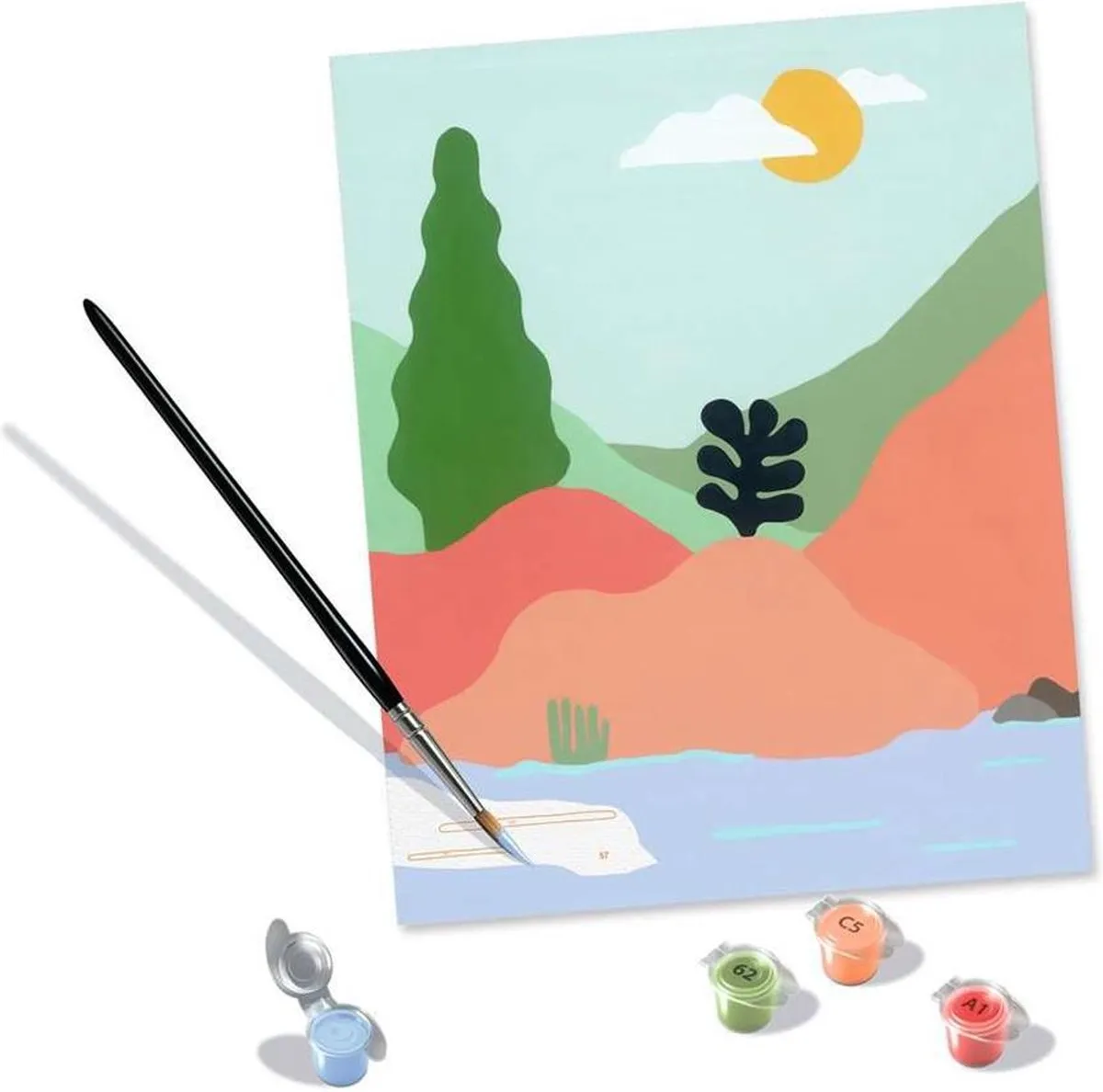 Ravensburger At the Lake Schilderen op nummer